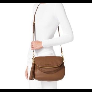Michael Kors Bedford Flap Leather Crossbody Bag